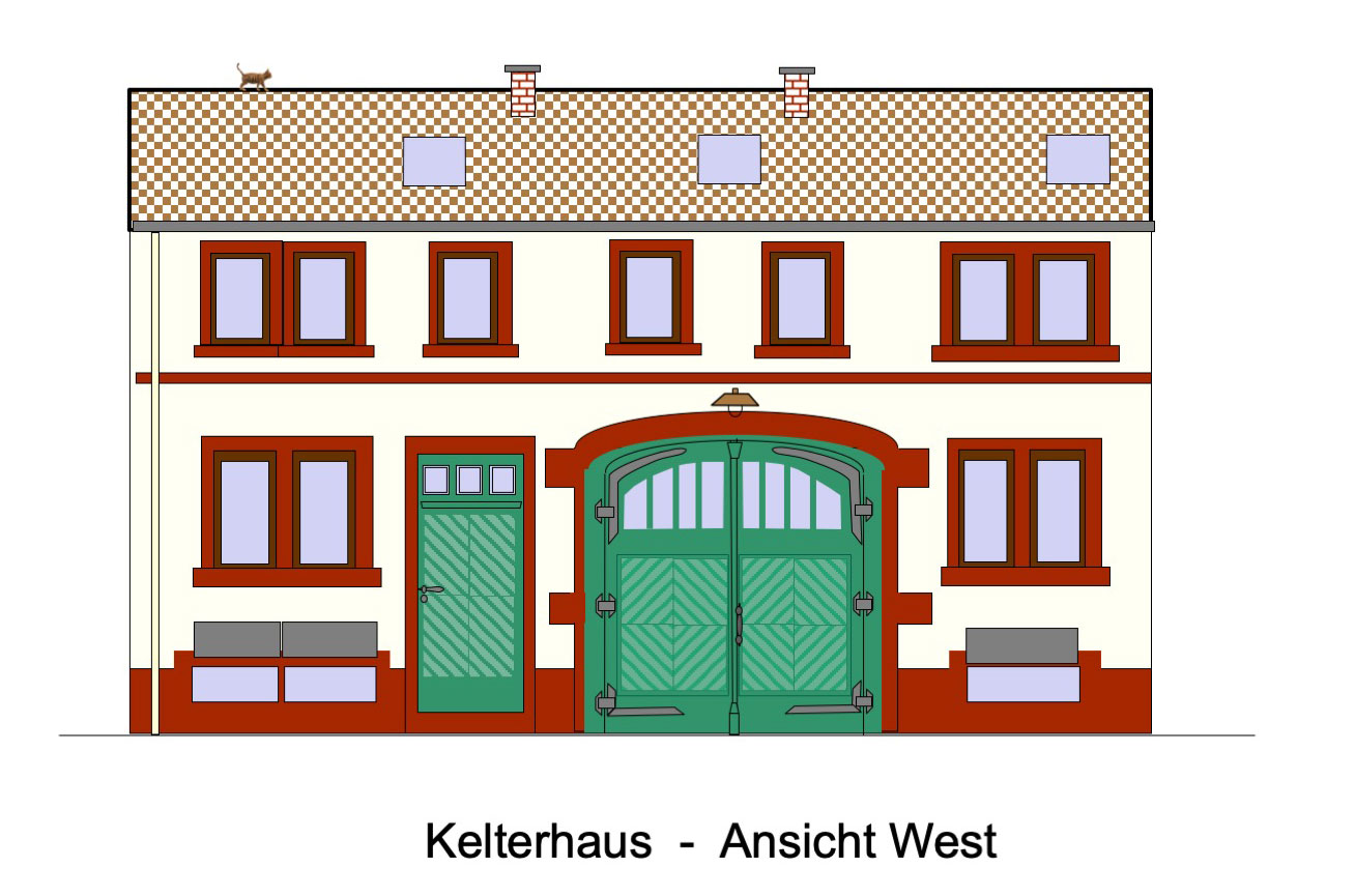 Kelterhaus Ansicht West